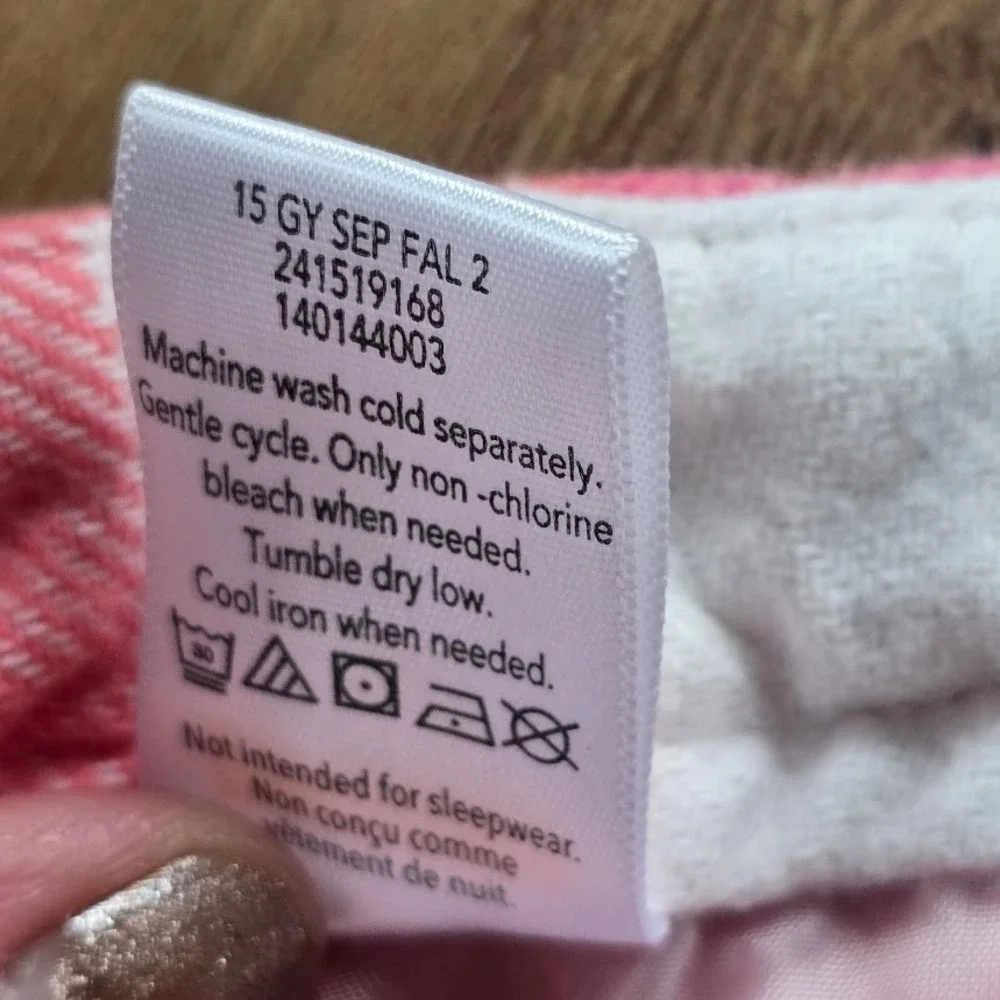 Gymboree 2pc Skirt Set Kids‎ Size 12 Pink Plaid Fox Graphic Woodland Preppy Core